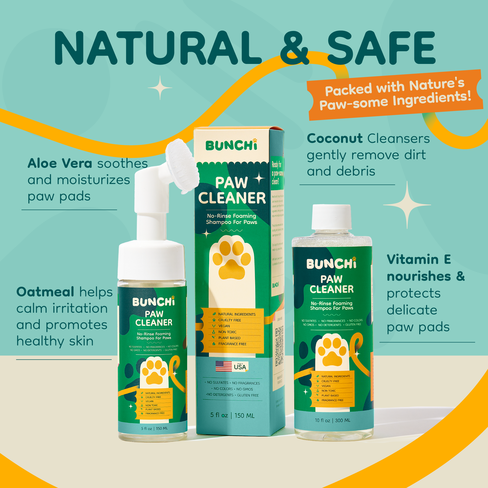 Bunchi™ Daily Paw Cleanser